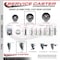 Service Caster 4 Inch Semi Steel Wheel Swivel 58 Inch Threaded Stem Caster Service Caster SCC-TS20S414-SSS-58212 - alternate 4